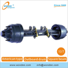 13T 16T Heavy Duty American Fuwa Type semi-remorques Essieux pour camions lourds