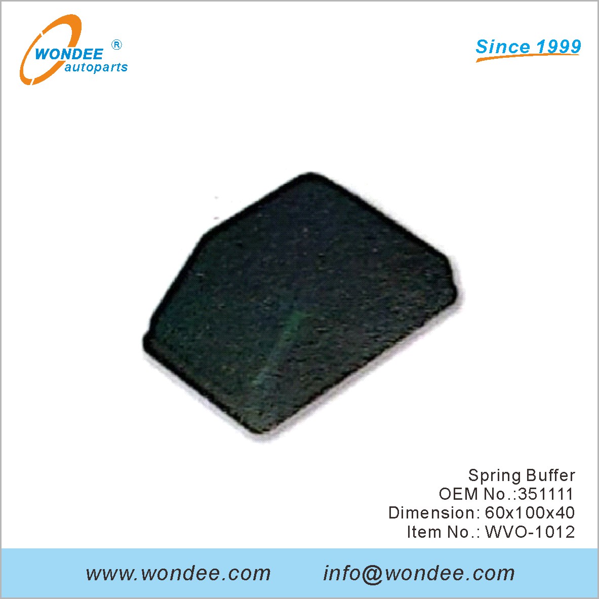 Tampon de printemps OEM 351111 pour Volvo de Wondee