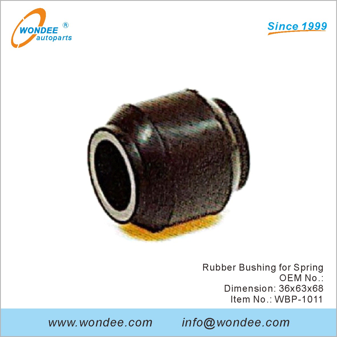 Suise en caoutchouc pour Spring OEM pour BPW de Wondee (3)