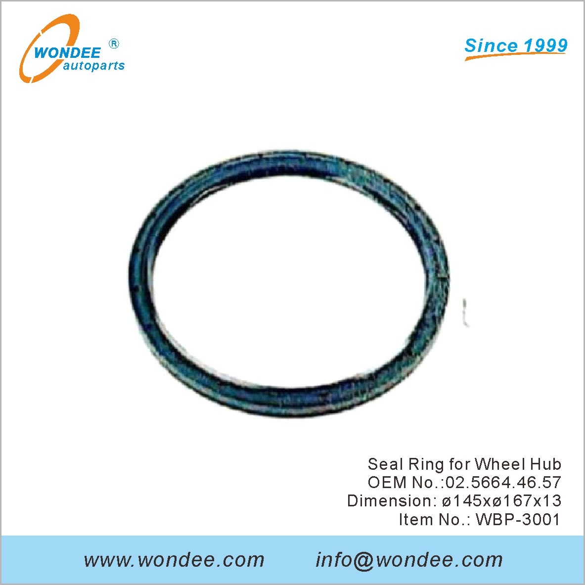 Anneau de joint pour le moyeu de roue OEM 0256644657 pour BPW de Wondee