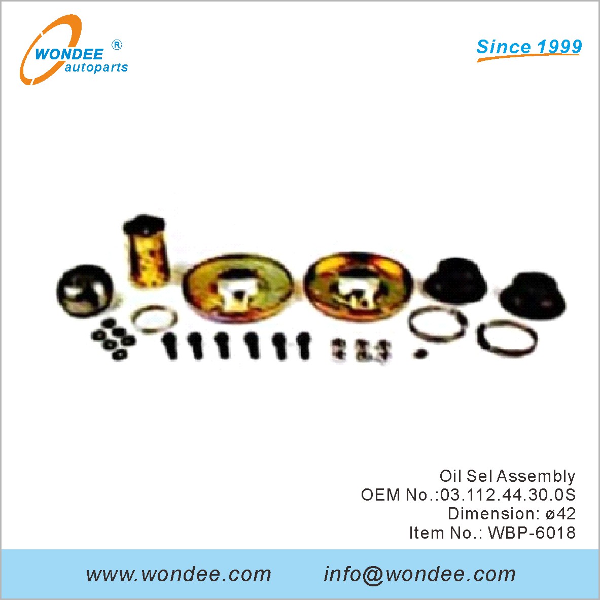 Assemblage de huile SEL OEM 0311244300S pour BPW de Wondee
