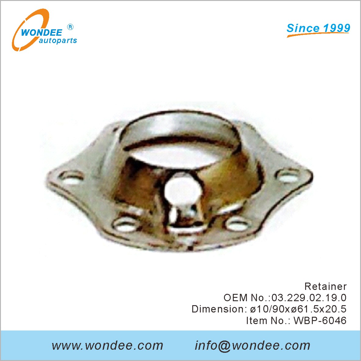 RETOUR OEM 0322902190 pour BPW de Wondee