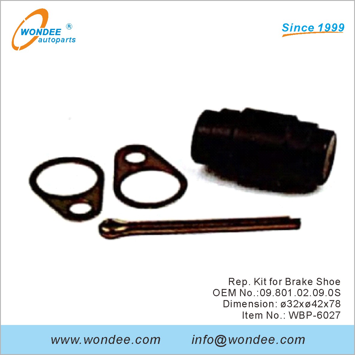 Kit de représentant pour la chaussure de frein OEM 0980102090S pour BPW de Wondee