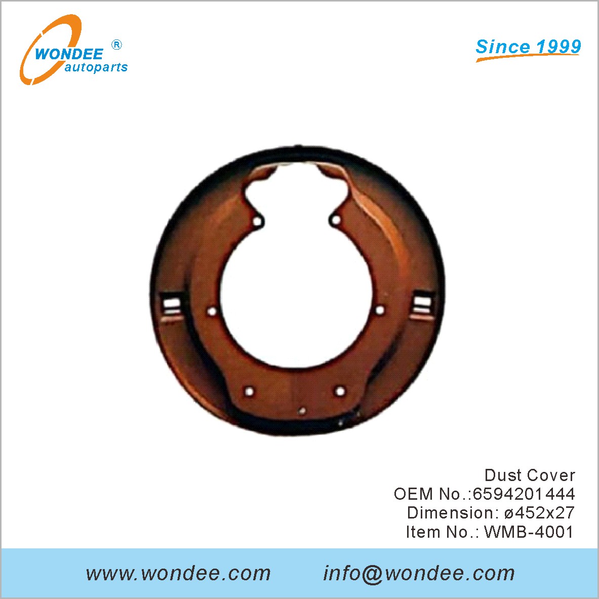 Couverture de poussière OEM 6594201444 pour Benz de Wondee