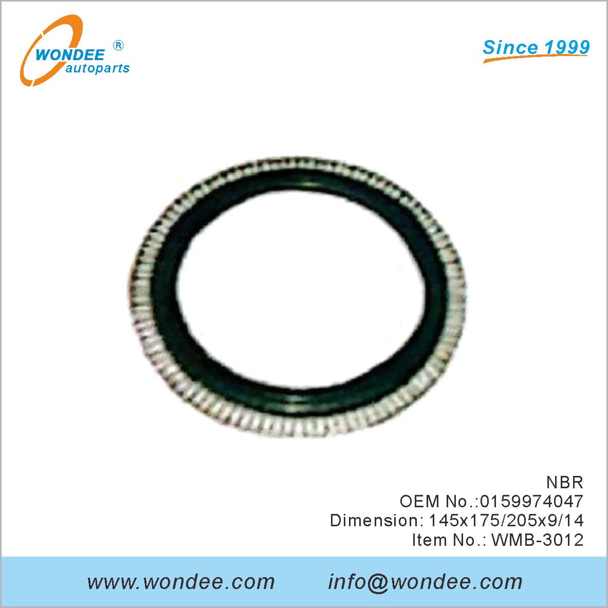 NBR OEM 0159974047 pour Benz de Wondee