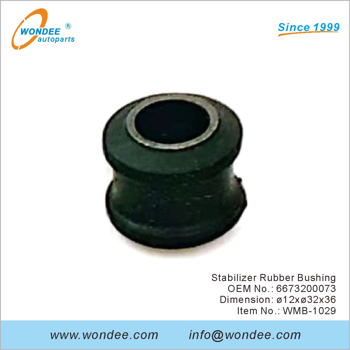 STABILTINGE CASBRIQUE BUSTION OEM 6673200073 pour Benz de Wondee