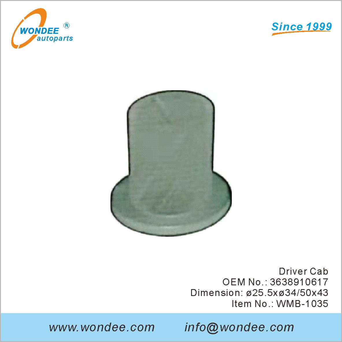 Driver Cab OEM 3638910617 pour Benz de Wondee