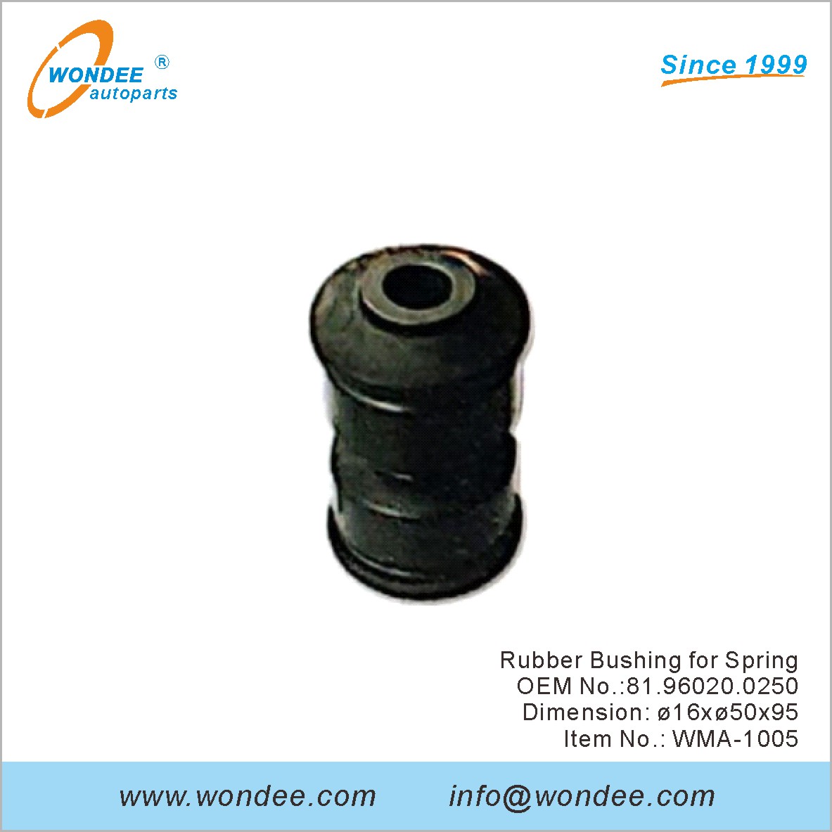 Suise en caoutchouc pour Spring OEM 81.96020.0250 pour l'homme de Wondee