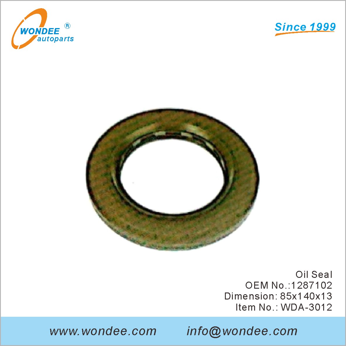 Joint d'huile OEM 1287102 pour DAF de Wondee 85x140x13