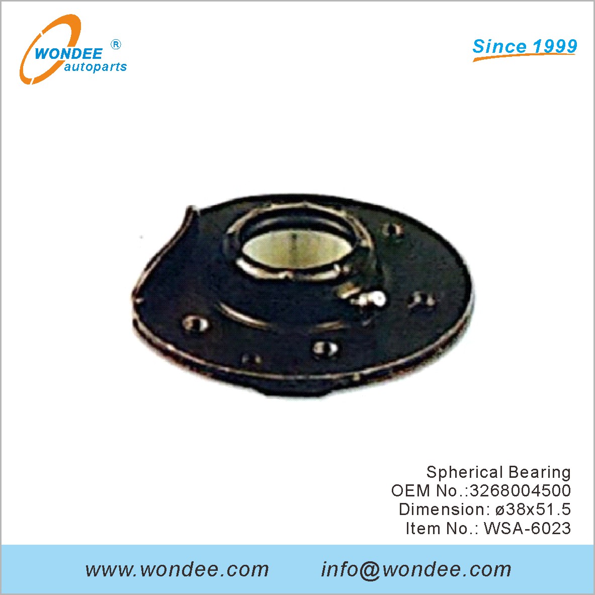 OEM de roulement sphérique 3268004500 pour SAF de Wondee