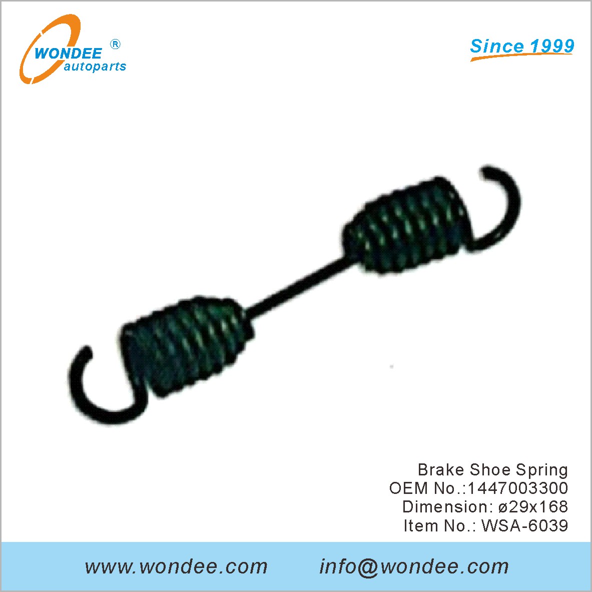 Frein Shoe Spring OEM 1447003300 pour saf de Wondee