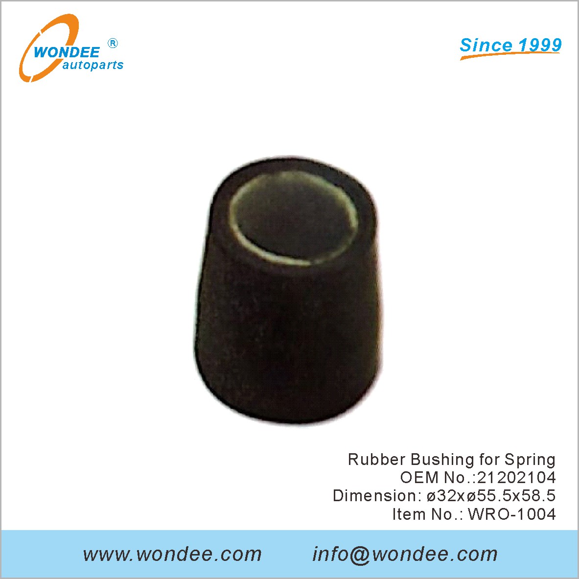 Suise en caoutchouc pour Spring OEM 21202104 pour ROR de Wondee