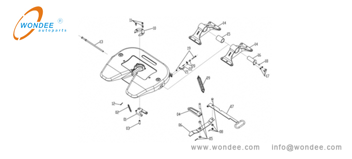 La composition des cinqui&egrave;me roues de Chine Fabricant / Wonais Autoparts