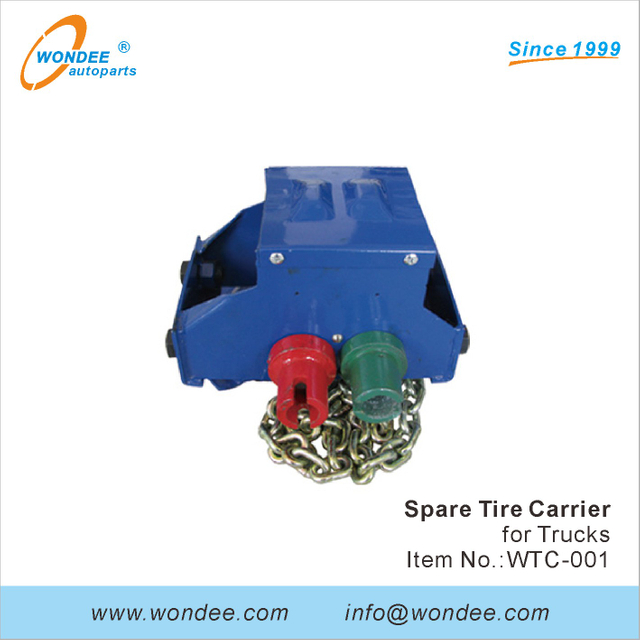 Bracket de frein et transporteur de pneus de rechange pour camions