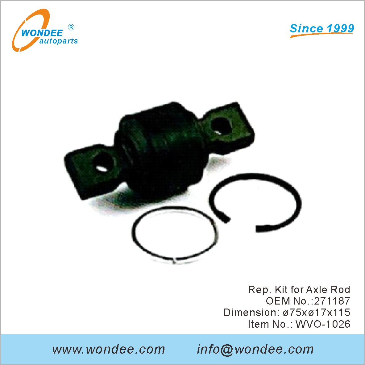 REP. Kit pour l'essieu Rodm OEM 271187 pour Volvo de Wondee