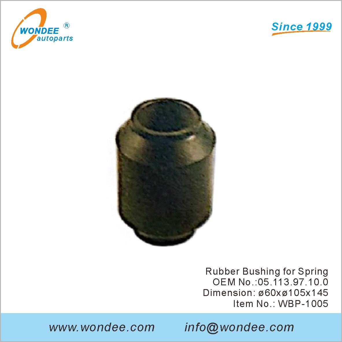 Suise en caoutchouc pour Spring OEM 0511397100 pour BPW de Wondee