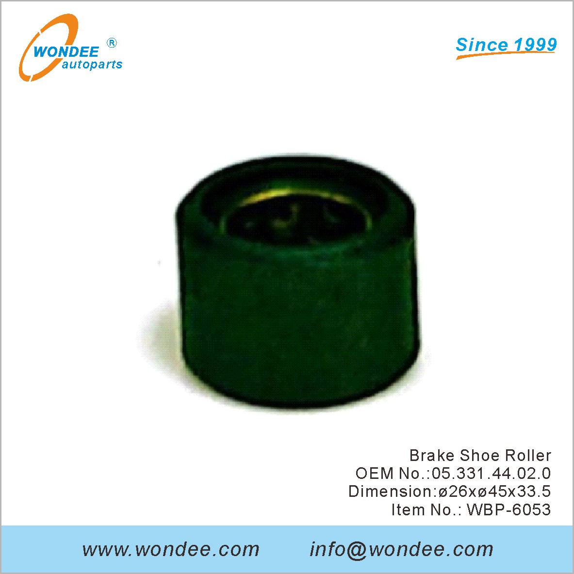 Rouleau de chaussures de frein OEM 0533144020 pour BPW de Wondee
