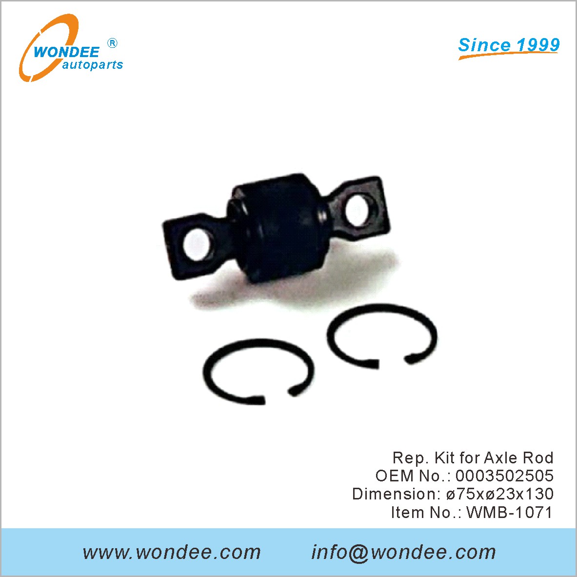 Kit de représentant pour la tige d'essieu OEM 0003502505 pour Benz de Wondee