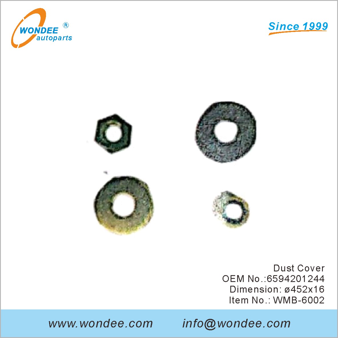 Couverture de poussière OEM 6594201244 pour Benz de Wondee2