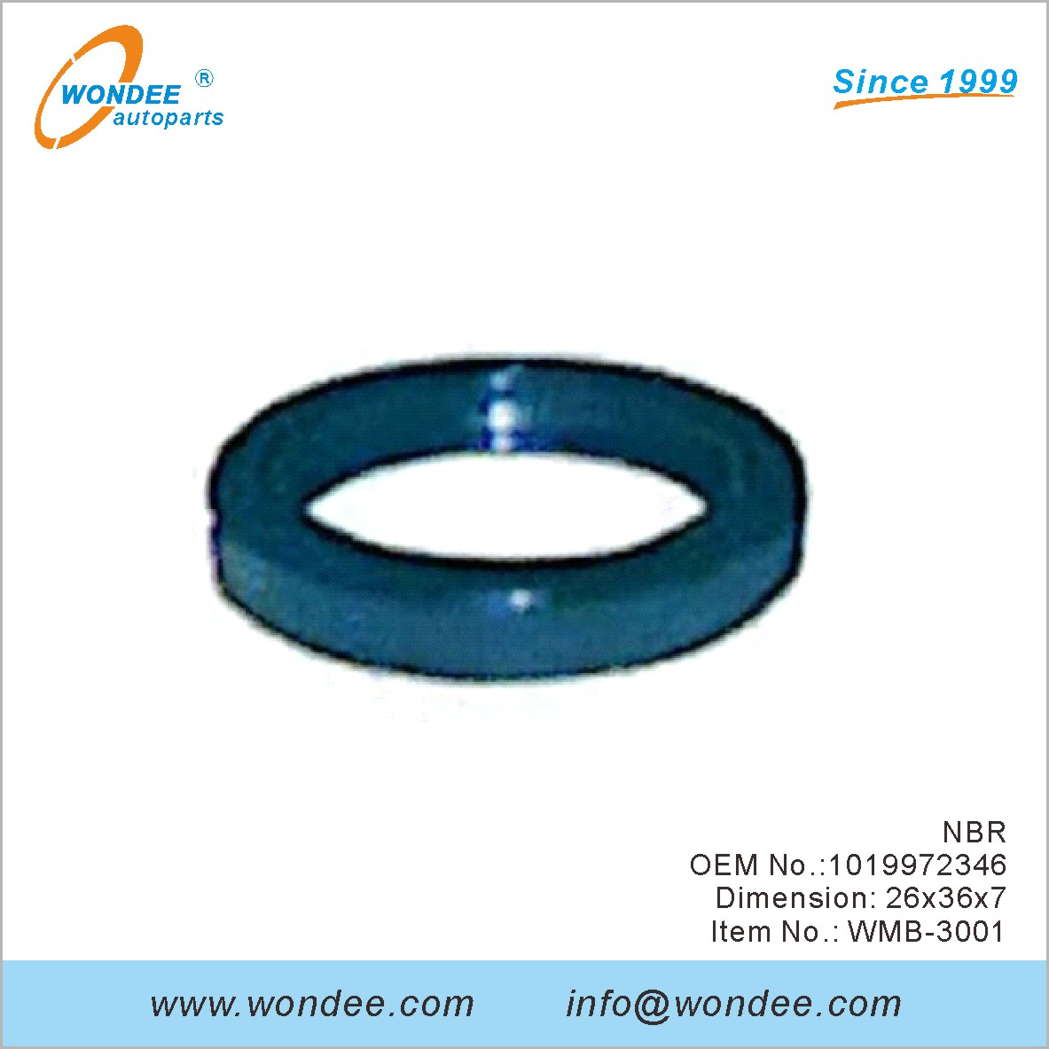 NBR OEM 1019972346 pour Benz de Wondee