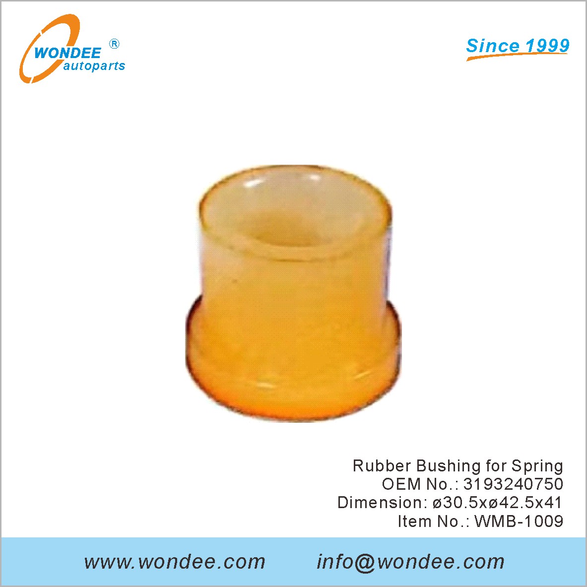 Suise en caoutchouc pour Spring OEM 3193240750 pour Benz de Wondee
