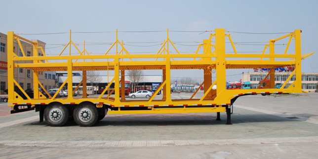 Semi-remorque de transport de voitures à 2 axes Wondee du fabricant de Chine