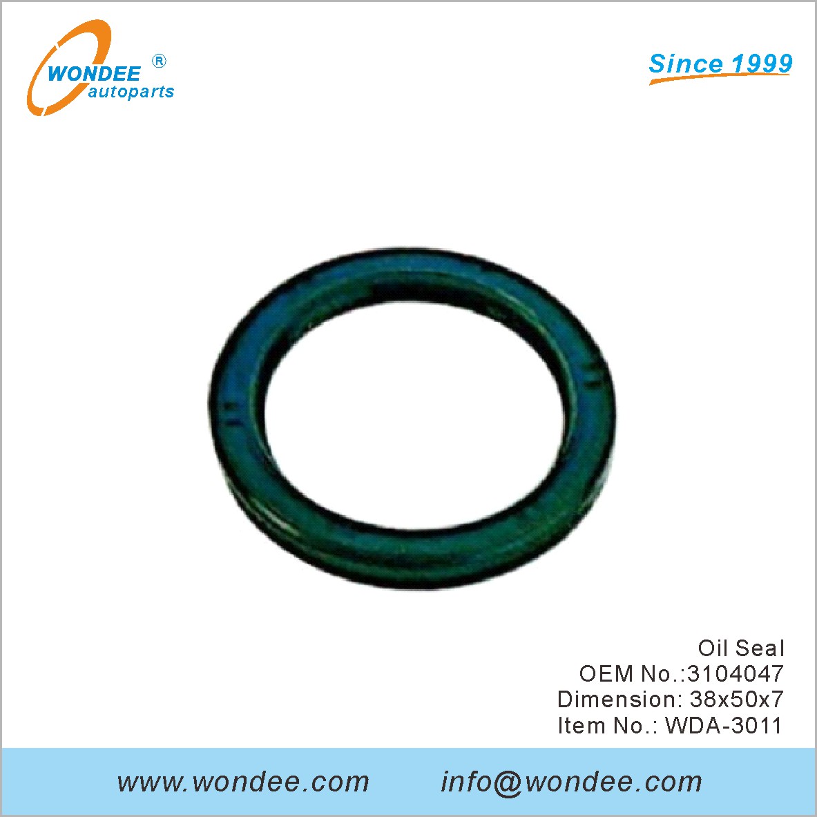 Sceau d'huile OEM 3104047 pour DAF de Wondee