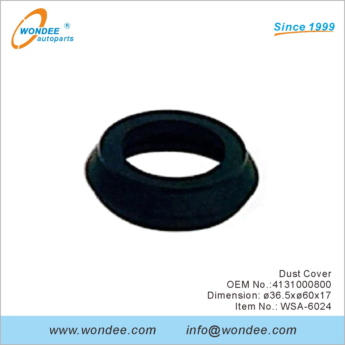 Couverture de poussière OEM 4131000800 pour SAF de Wondee