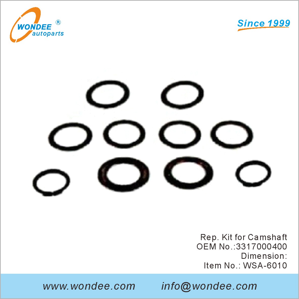 REP. Kit pour Camarfaft OEM 3317000400 pour SAF de Wondee