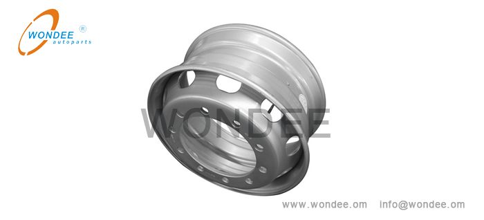 Jantes de roue sans chambre pour camions lourds et remorques d'un fabricant chinois / Autoparts WONDEE