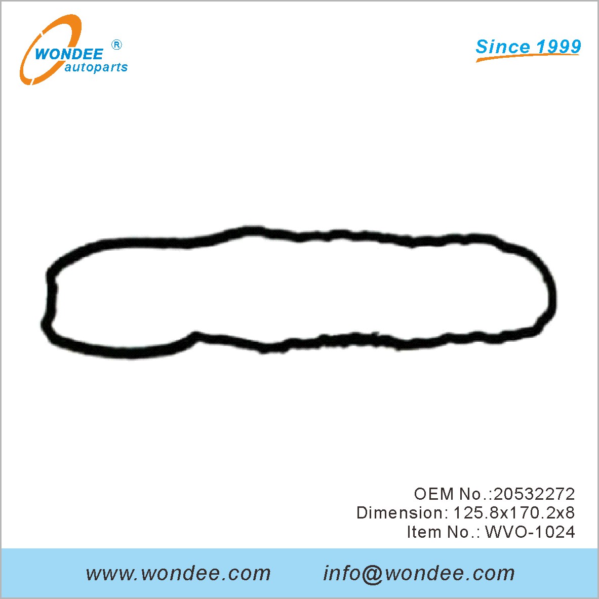 OEM 20532272 pour Volvo de Wondee