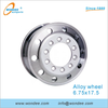 Jante en alliage d'aluminium de 8,25 x 22,5 pouces pour semi-remorques et pièces de camion à usage intensif