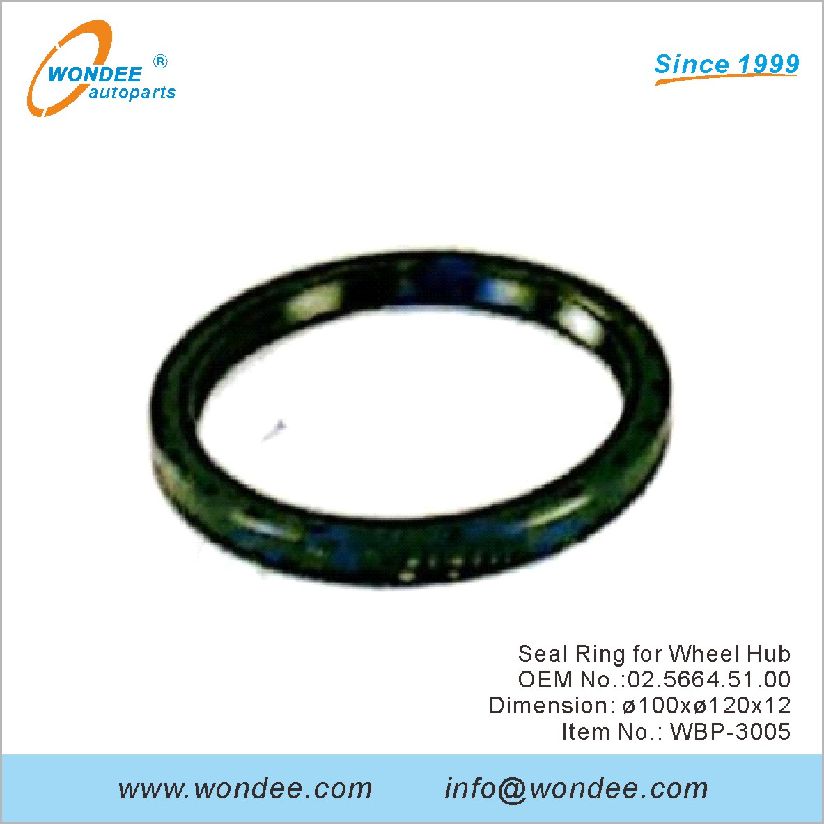 Anneau d'étanchéité pour Wheel Hub OEM 0256645100 pour BPW de Wondee