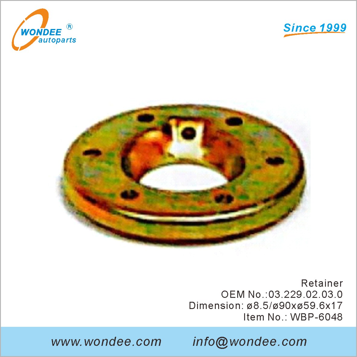 RETOUR OEM 0322902030 pour BPW de Wondee