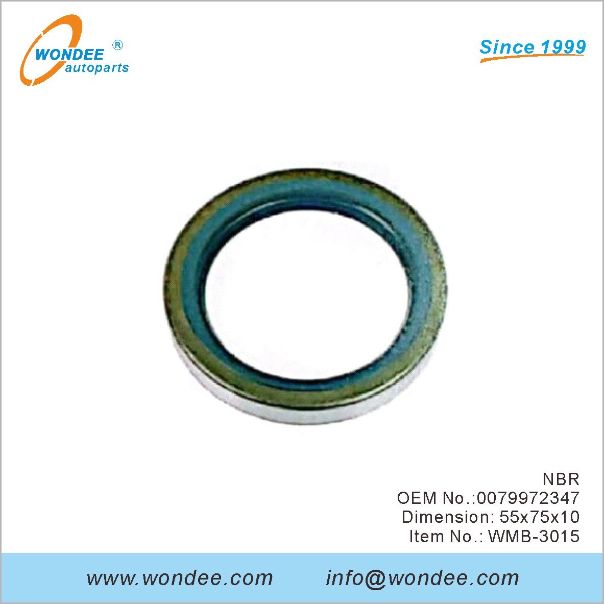 NBR OEM 0079972347 pour Benz de Wondee