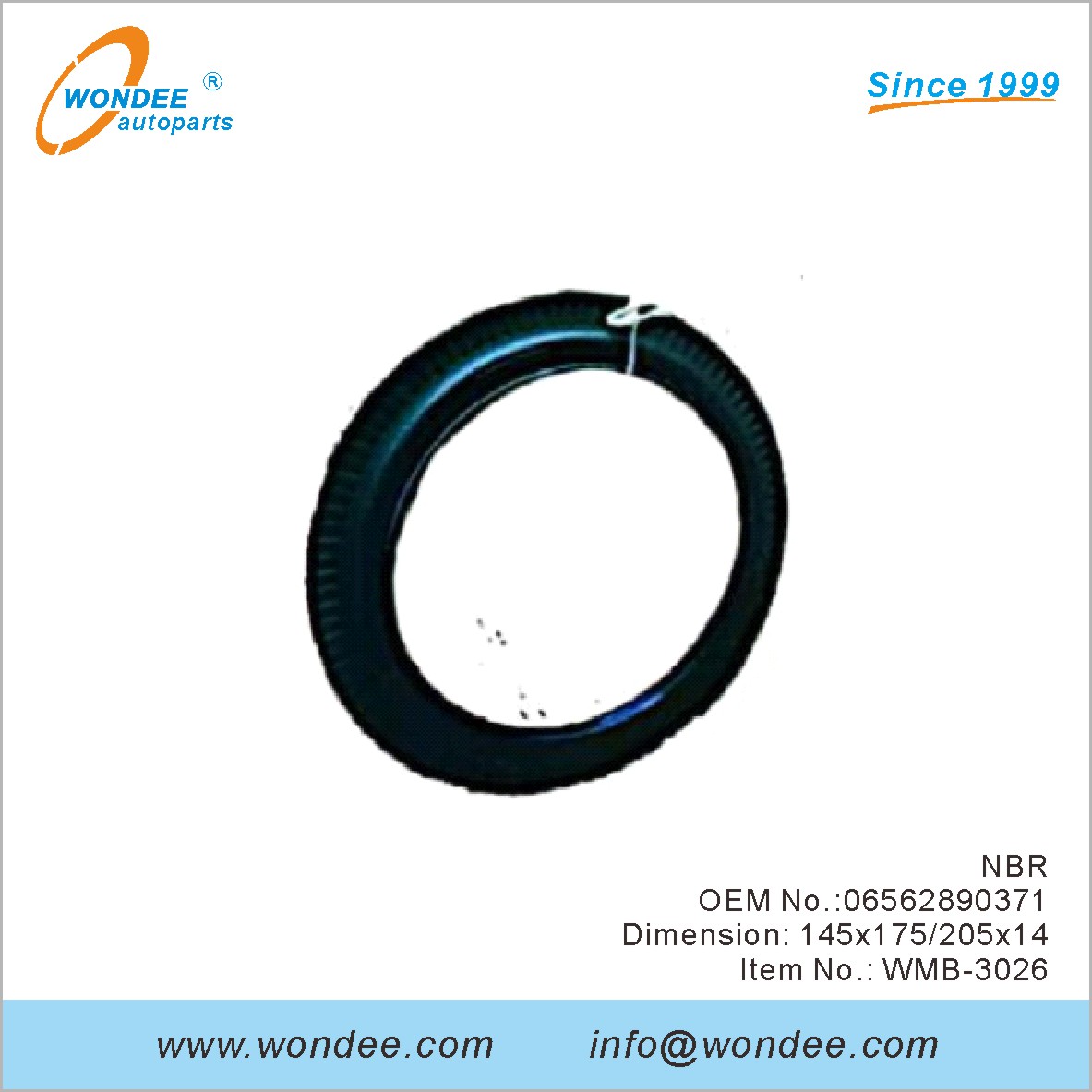 NBR OEM 06562890371 pour Benz de Wondee