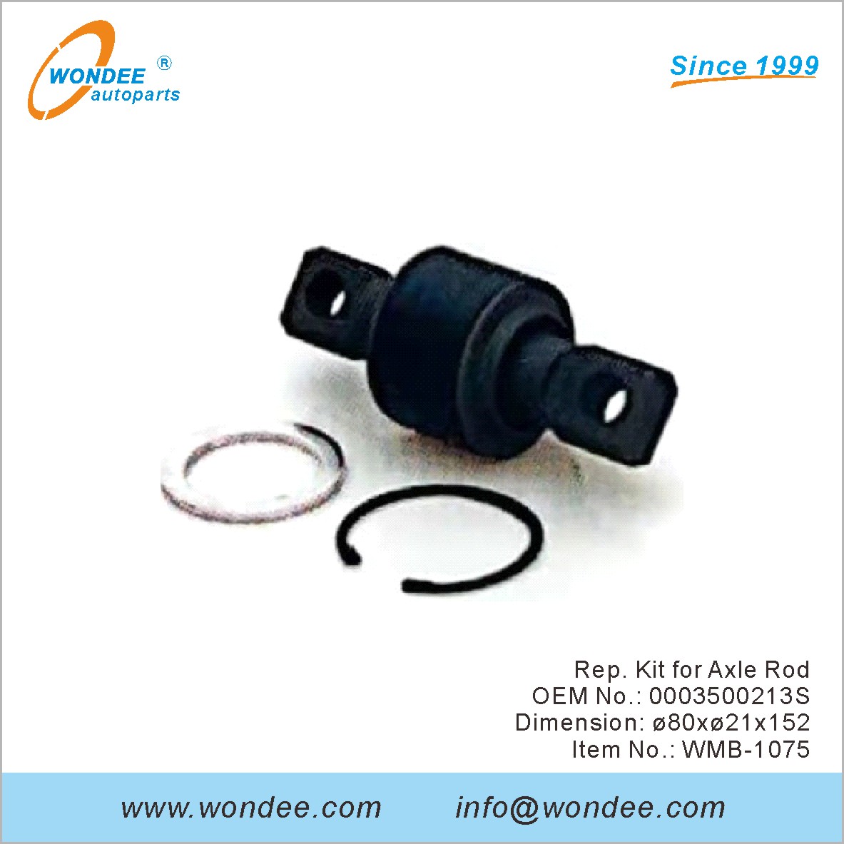 REP. Kit pour la tige d'essieu OEM 0003500213S pour Benz de Wondee