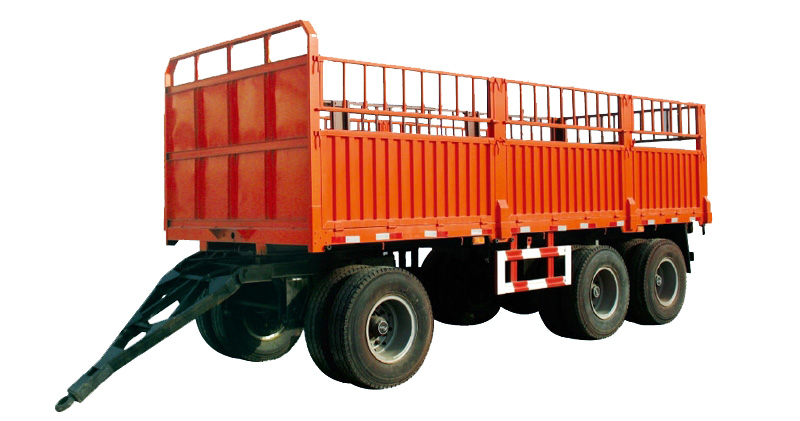 Une remorque complète Wondee Heavy Duty à 3 points avec plate-forme du fabricant de Chine
