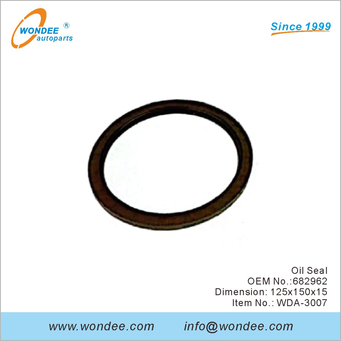 Sceau d'huile OEM 682962 pour DAF de Wondee
