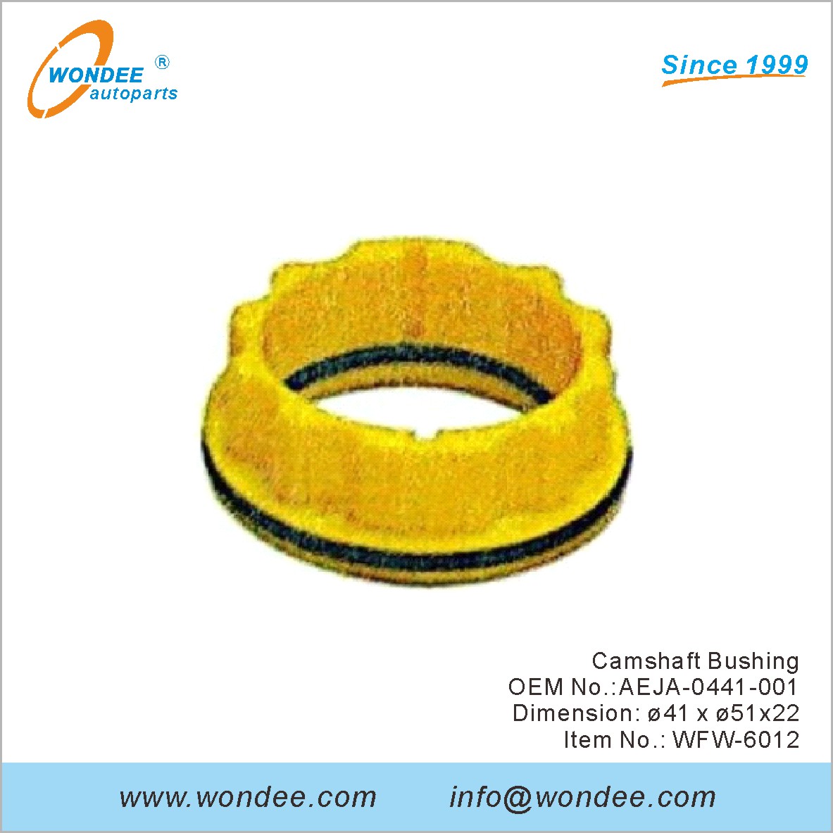 Camarfle Bushing OEM AEJA-0441-001 pour Fuwa de Wondee