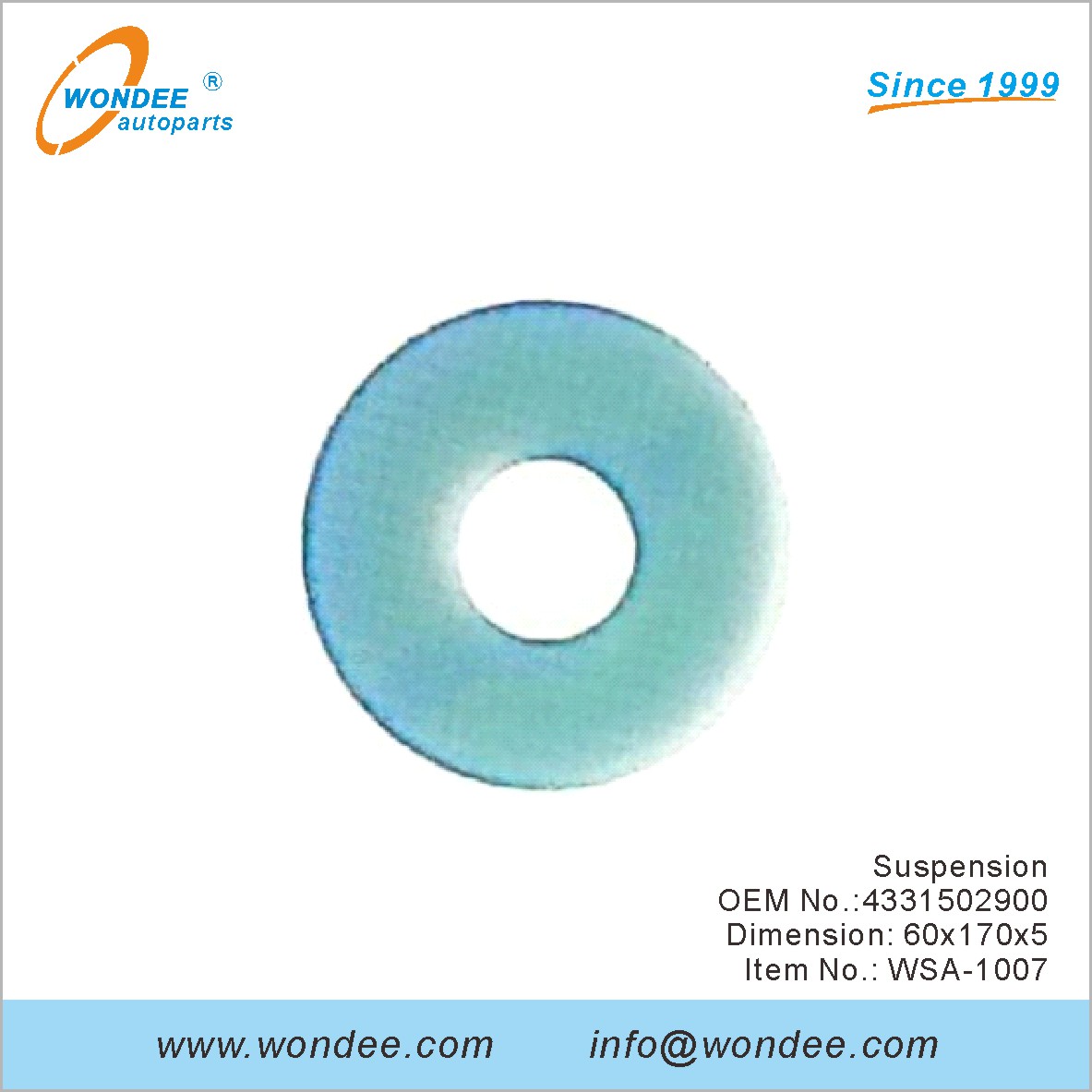 Suspension OEM 4331502900 pour SAF de Wondee