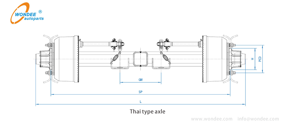 Essieu thaïlandais wondee (2)