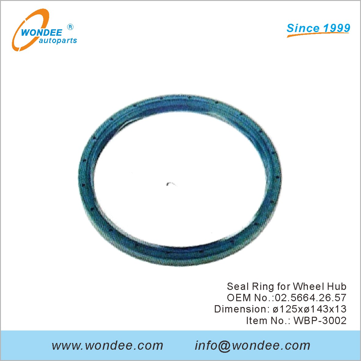 Anneau de joint pour le moyeu de roue OEM 0256642657 pour BPW de Wondee