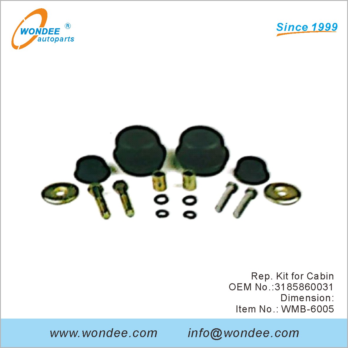 Kit de représentant pour la cabine OEM 3185860031 pour Benz de Wondee