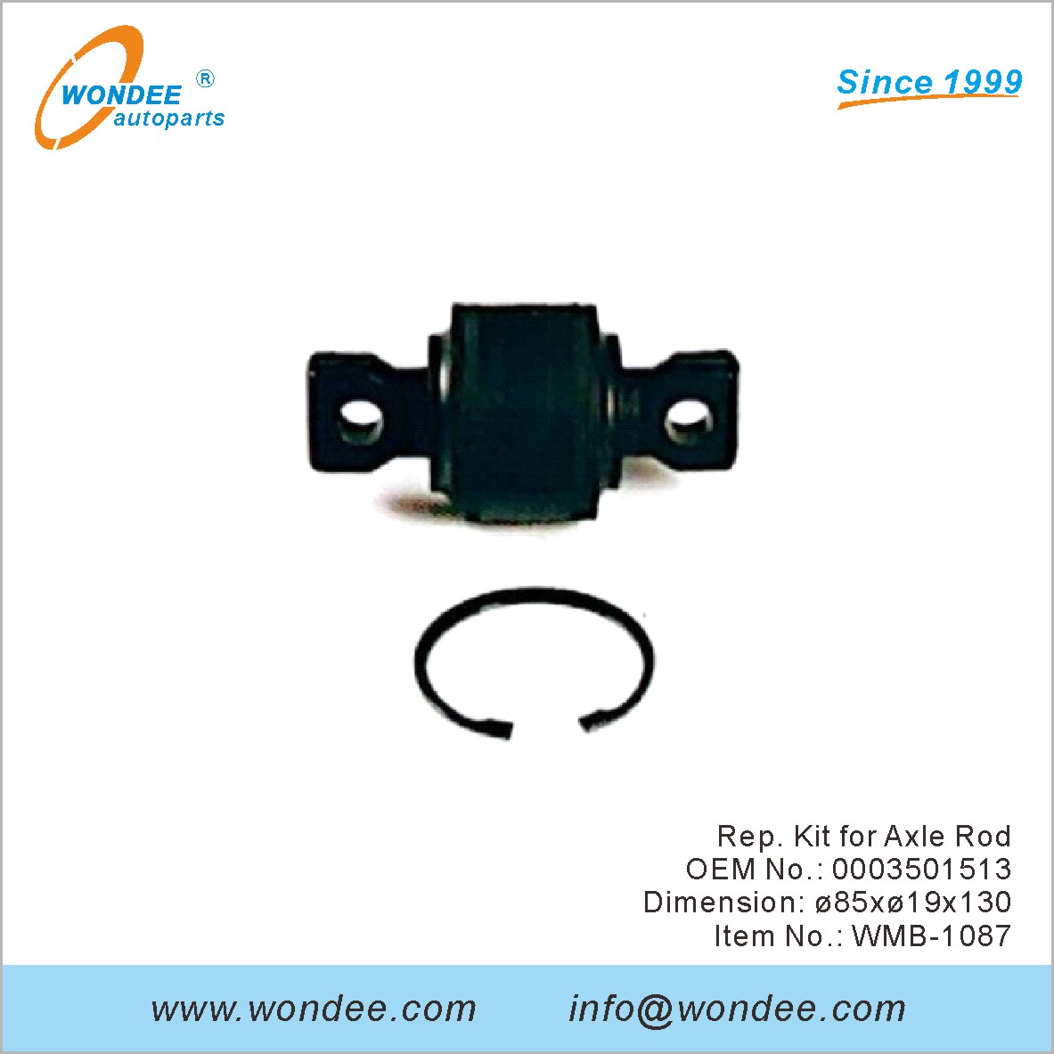 REP. Kit pour la tige d'essieu OEM 0003501513 pour Benz de Wondee