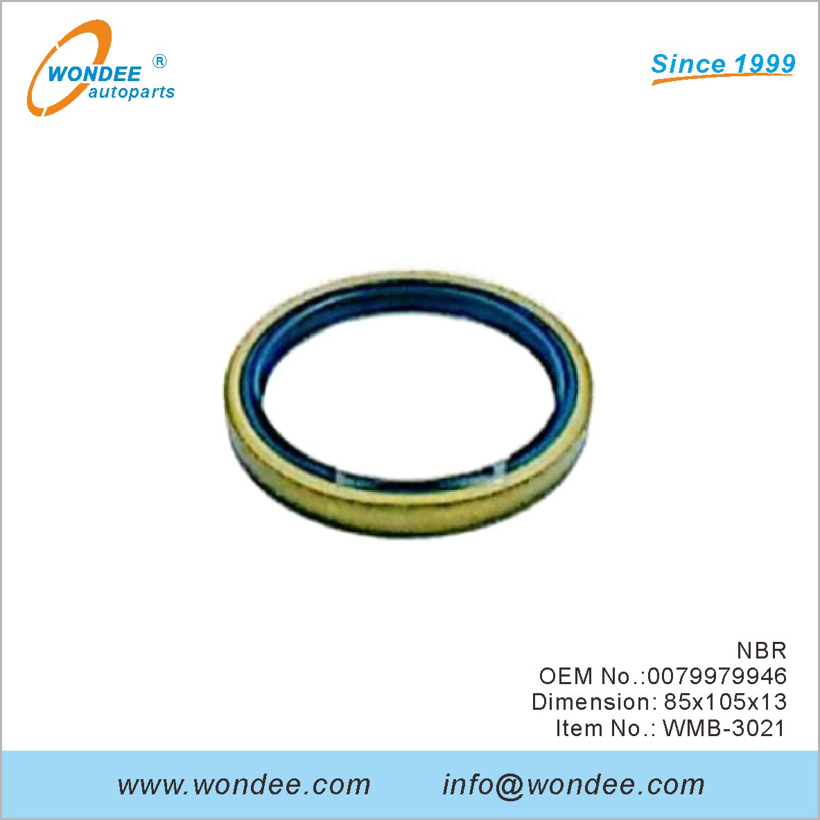 NBR OEM 0079979946 pour Benz de Wondee