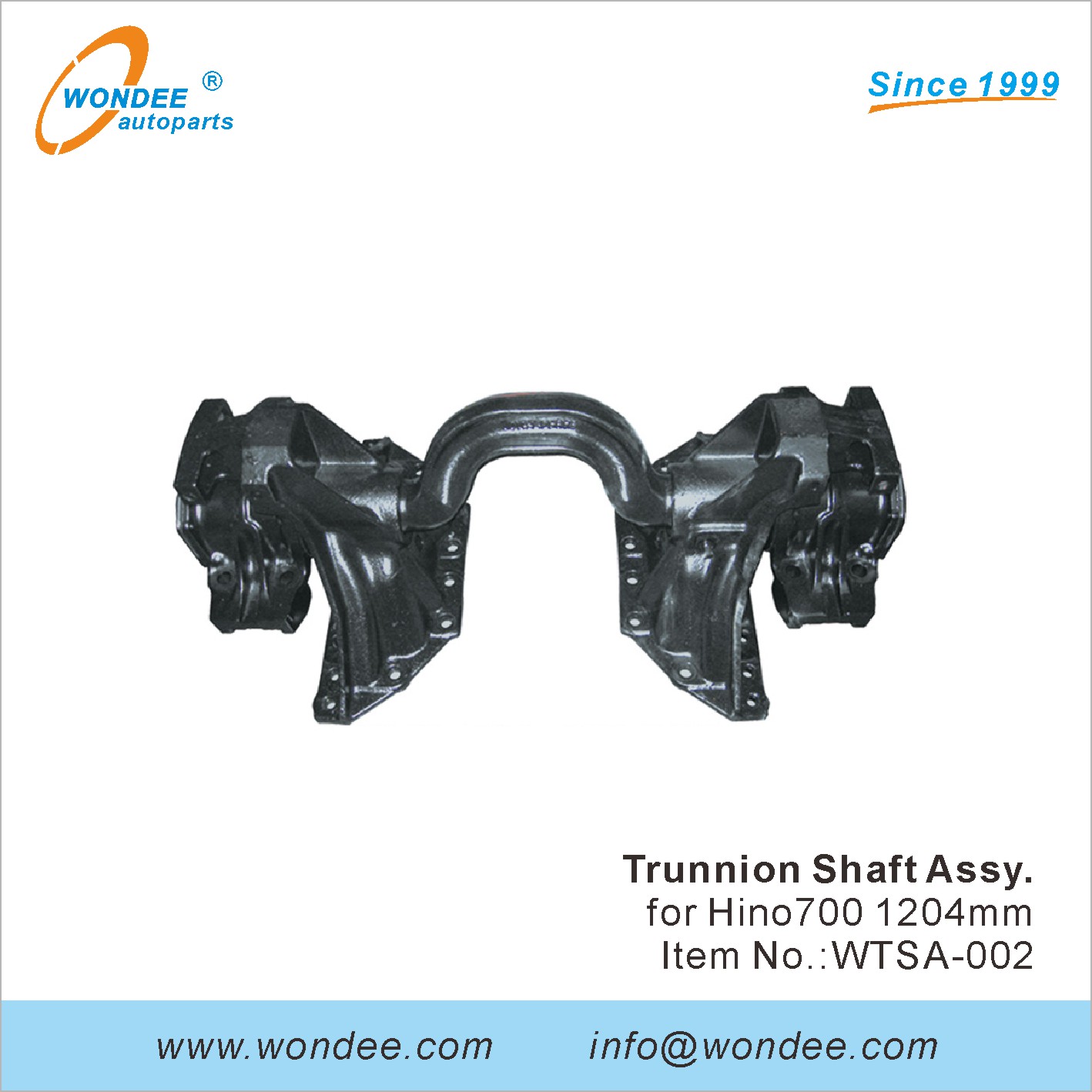 Ensemble d'arbre de Trunnion Wondee (2)