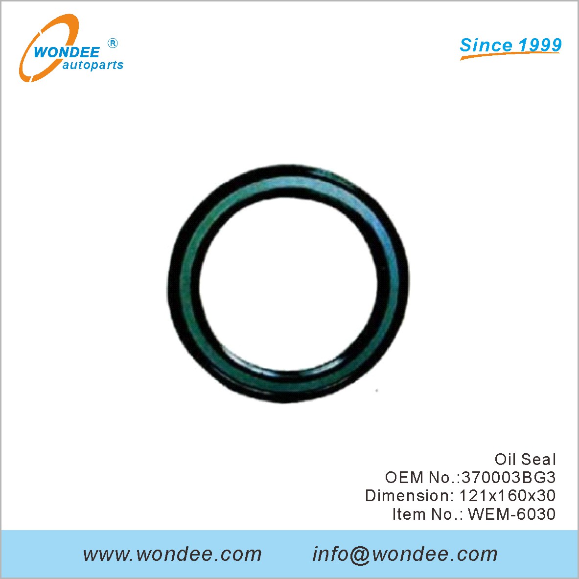 Joint d'huile OEM 370003BG3 pour le moteur Mouting de Wondee