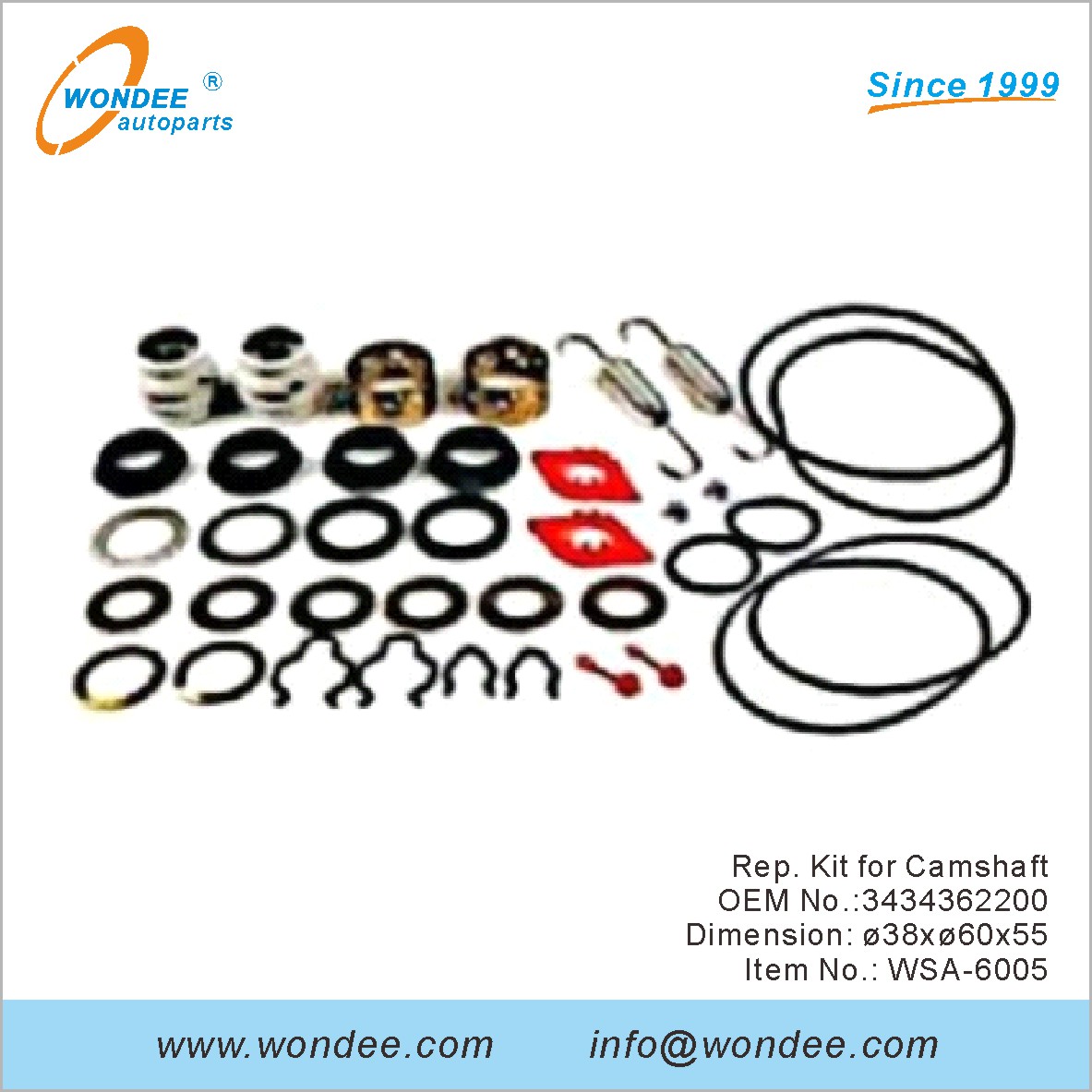 REP. Kit pour Camarfaft OEM 3434362200 pour SAF de Wondee