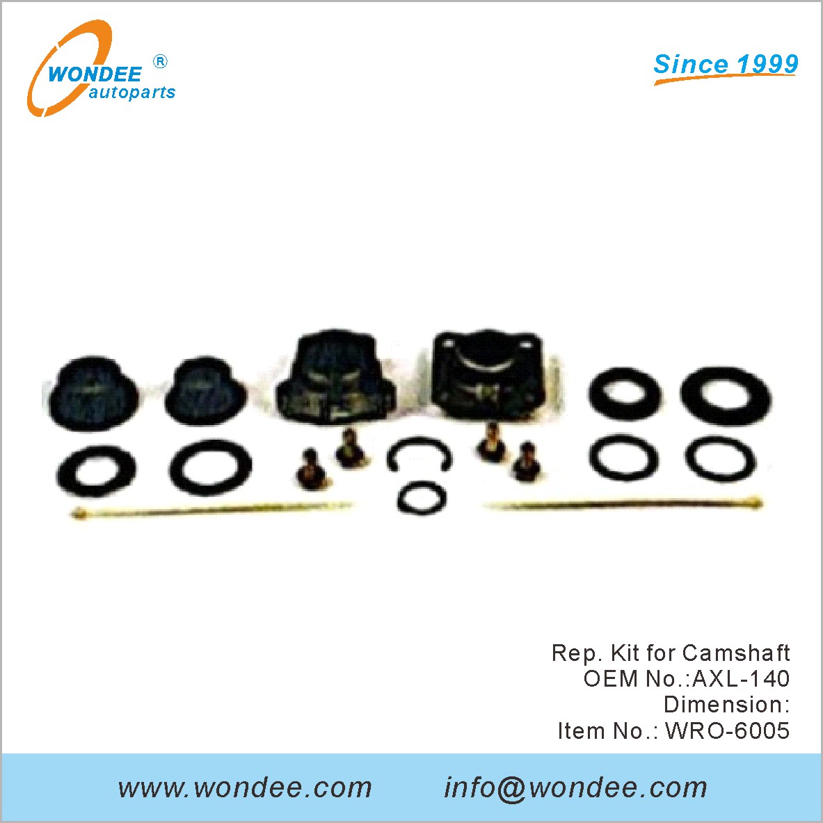 Kit de représentant pour Camarfa OEM AXL-140 pour ROR de Wondee